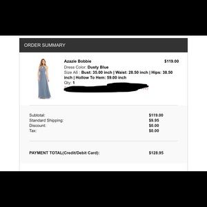 Bridesmaid dress - never worn